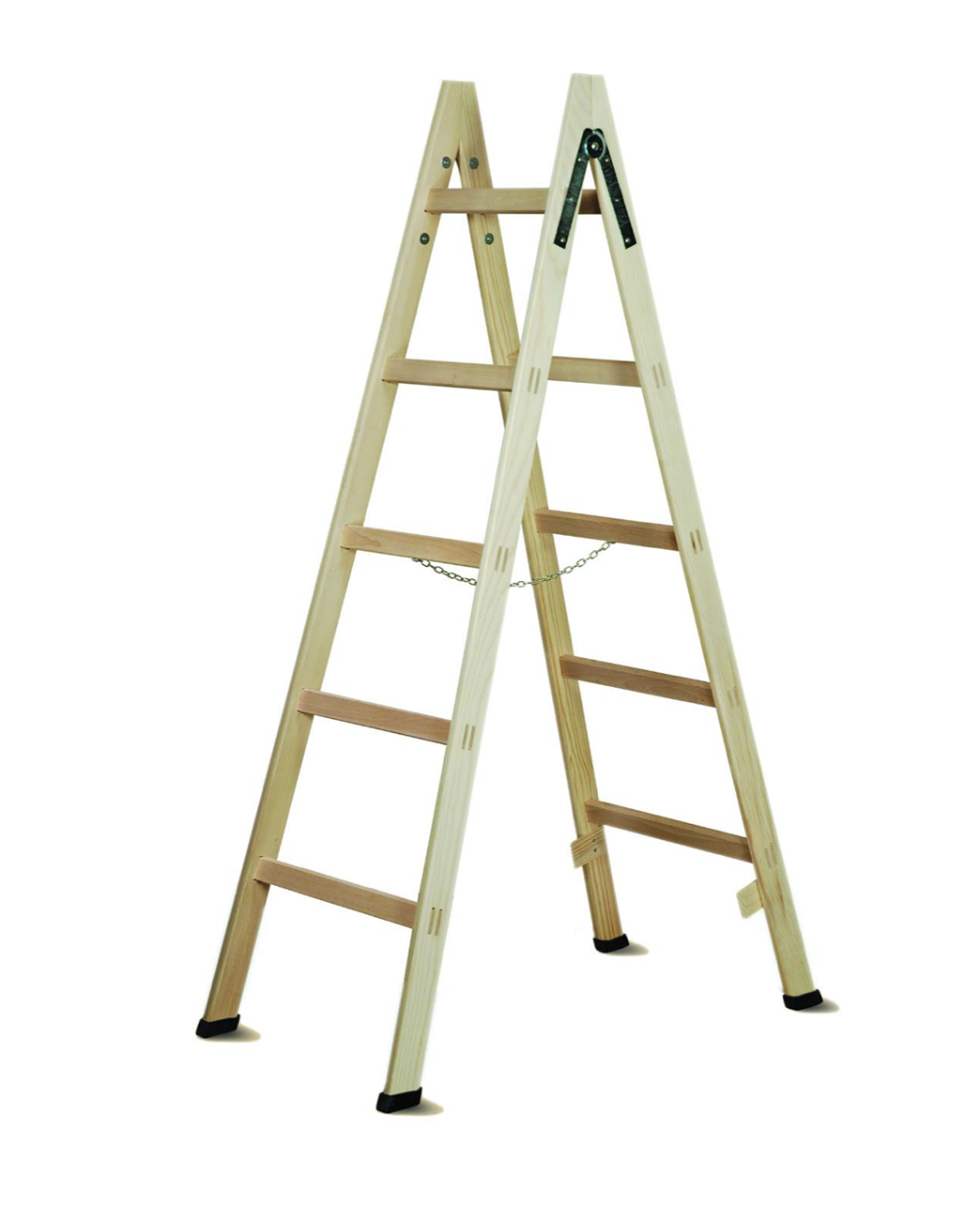 Articolo DF302 - Scala in legno "Standard" a 5 pioli